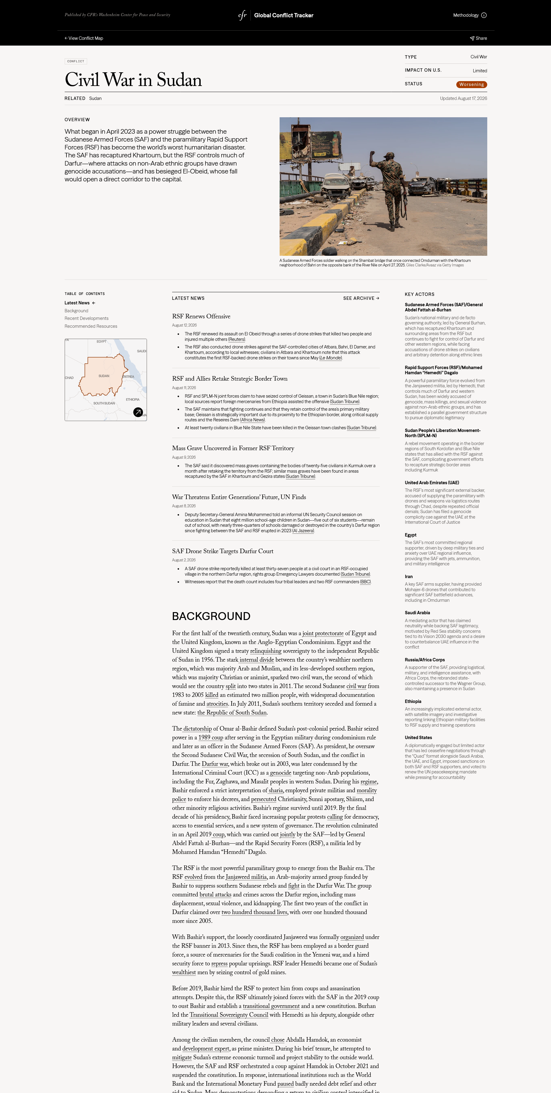 Global Conflict Tracker full page